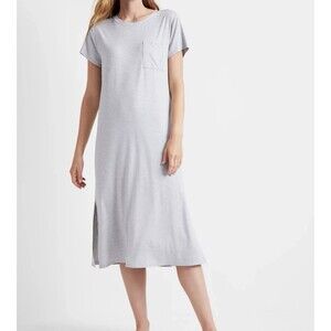 State of Day Women's Short-Sleeve T-Shirt Sleep Gown Sleep Gray XS
